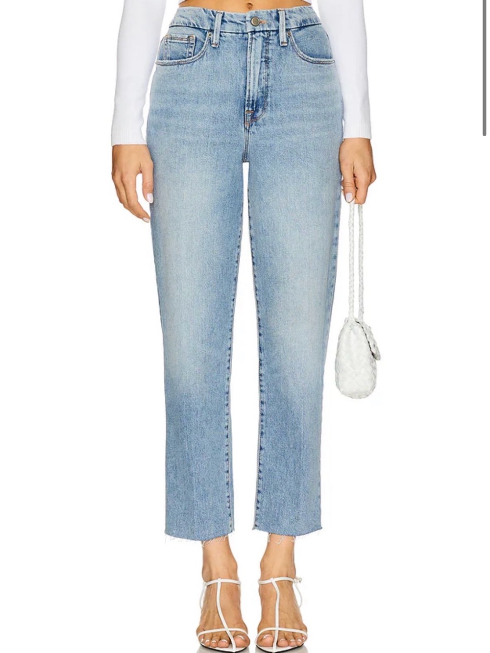 Good American Good Boy Indigo 665 Women’s Casual Denim Jeans Size 29
